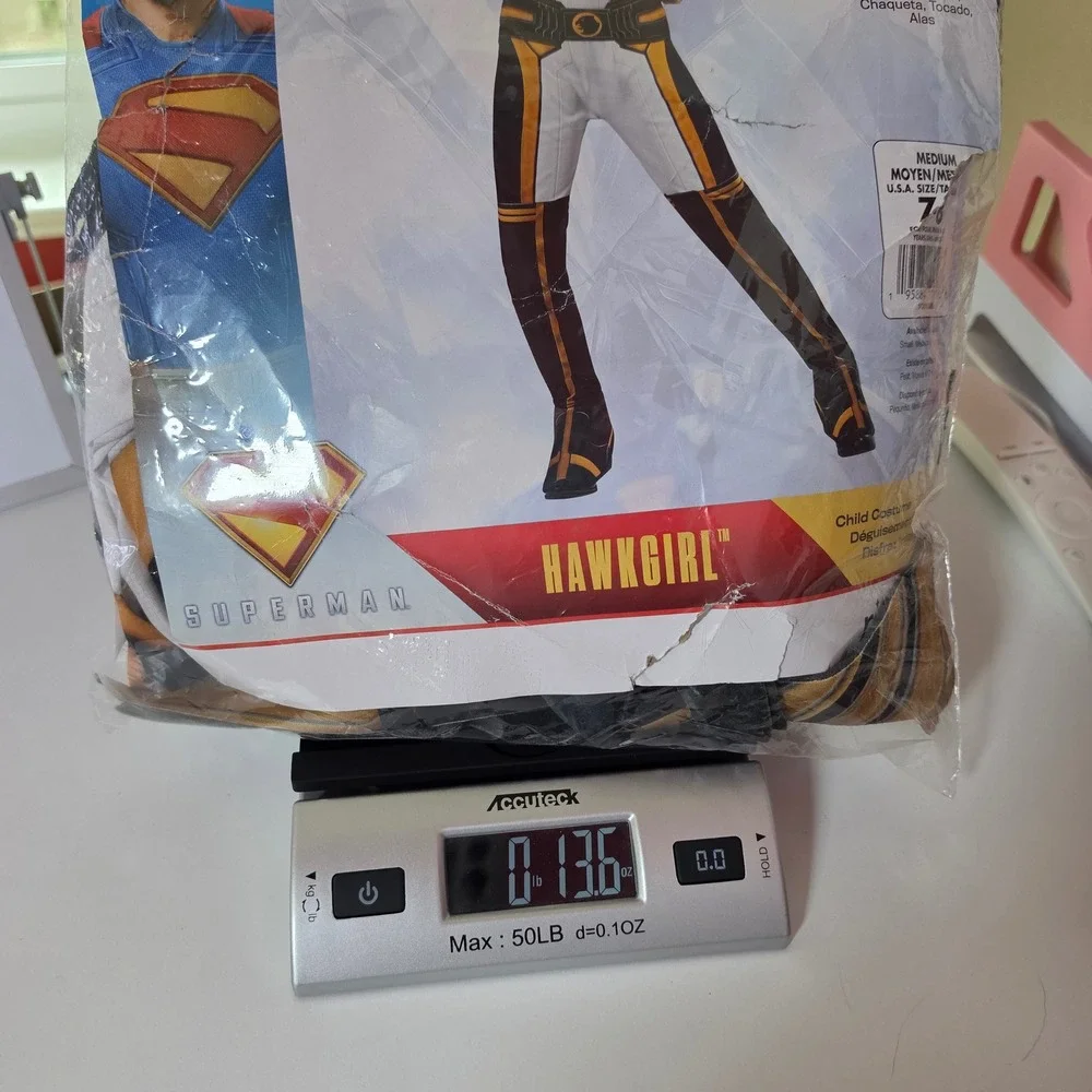 Rubies DC‎ Hawkgirl Child Deluxe Costume Size Medium 7-8 Complete Wings Mask
